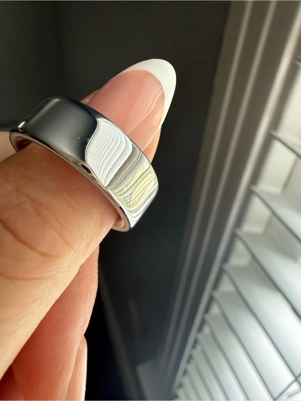Oura Ring 4 Silver Sz 8